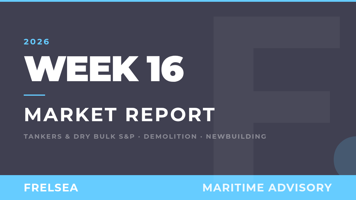 Week 16: Dry Bulk and Tanker Sales, Purchase & Demolition Market Report – April 2026