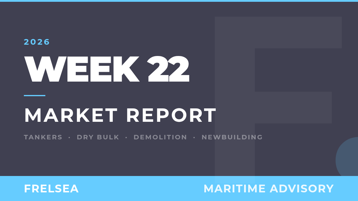 Week 22: Dry Bulk and Tanker Sales, Purchase & Demolition Market Report – May 2026
