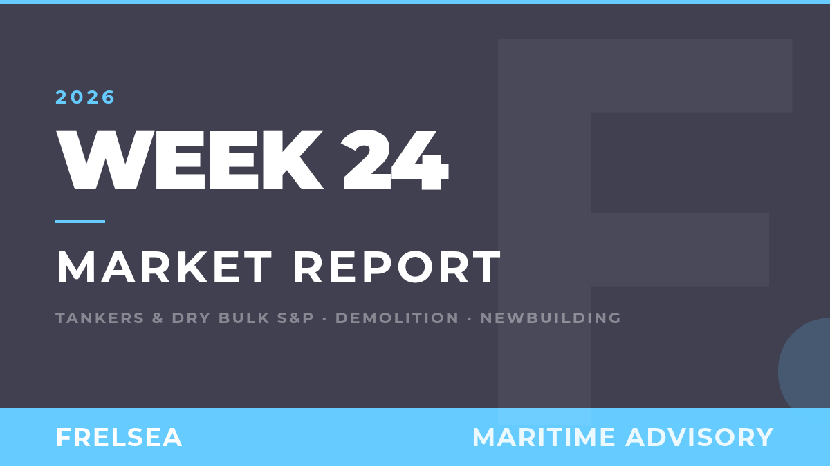 Week 24: Dry Bulk and Tanker Sales, Purchase & Demolition Market Report – June 2026